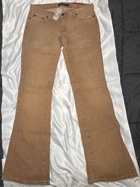 American Eagle Outfitters Brown Flare Wide-Leg Jeans